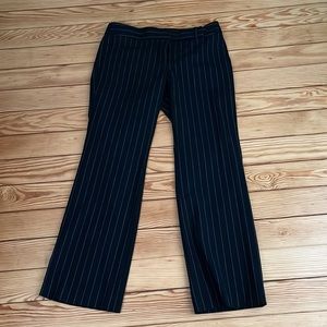 Loft size 8 Marissa Trousers black with white pinstripe